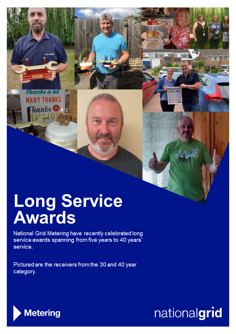 metering long service awards