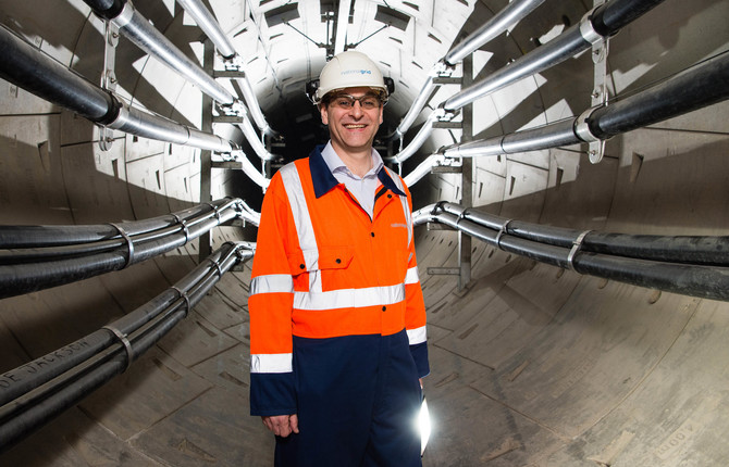 David Wright in National Grid London Power Tunnels