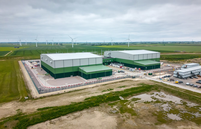 Viking Link UK converter station, Bicker Fen, Lincolnshire