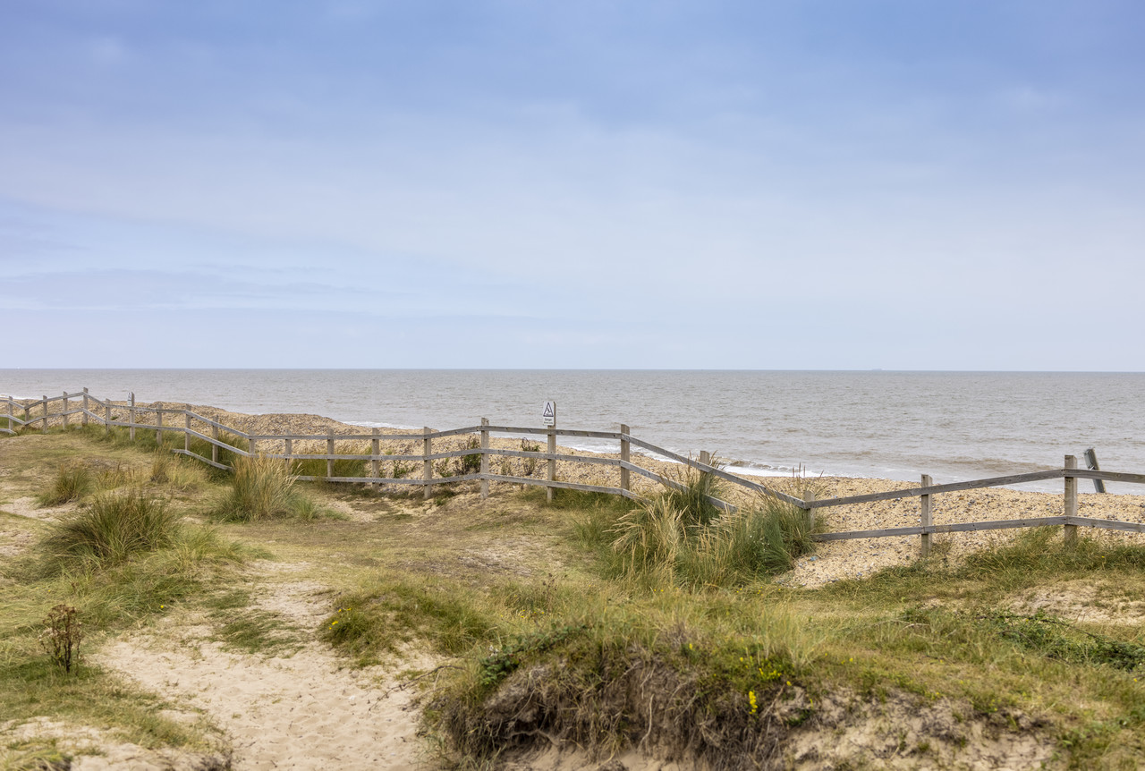 Beach on Suffolk coast