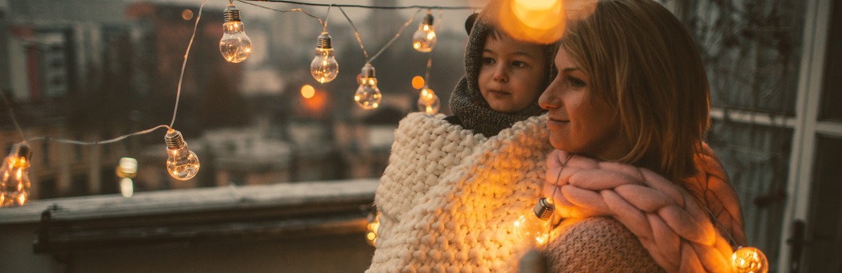 Family outside lights
