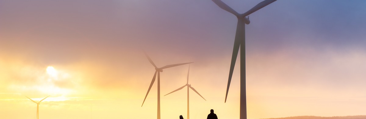 Sunset wind farm