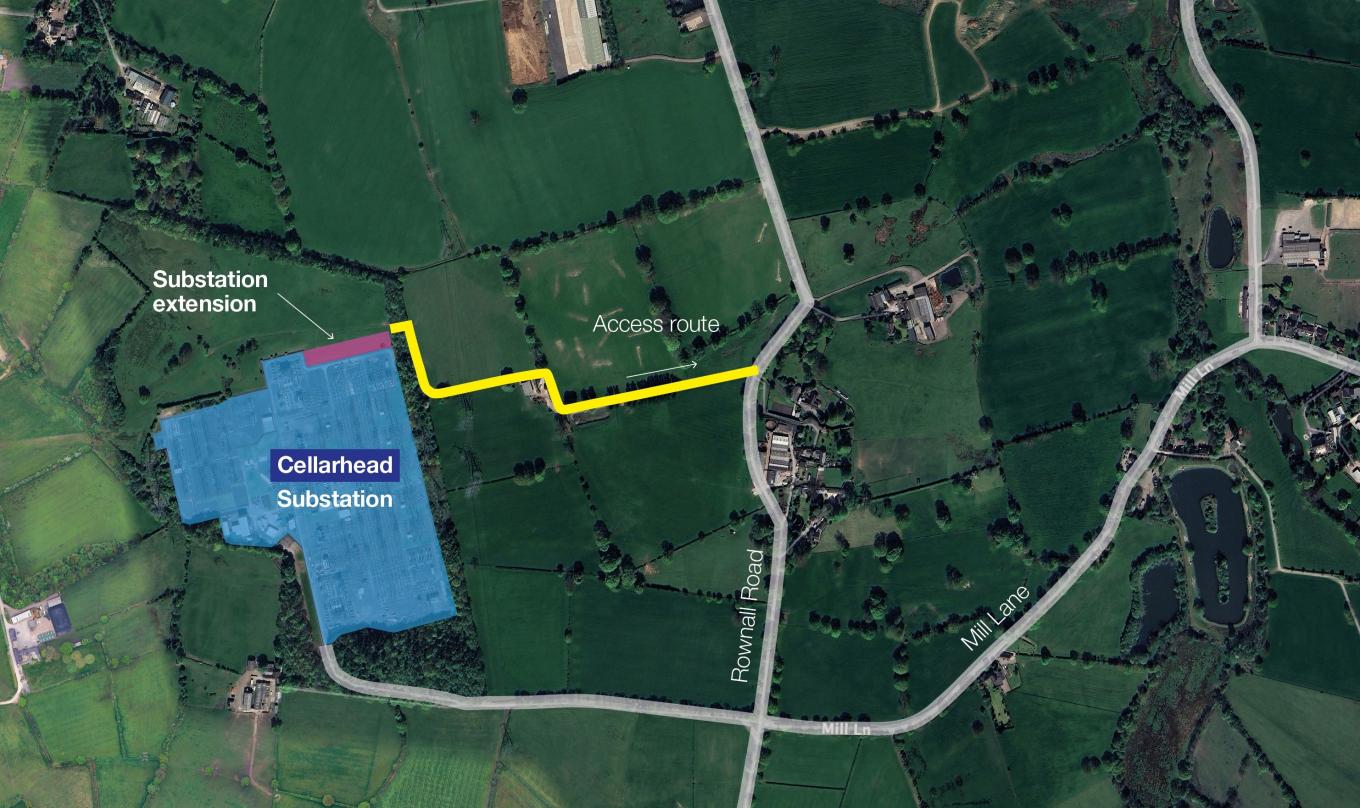 Cellarhead access route map