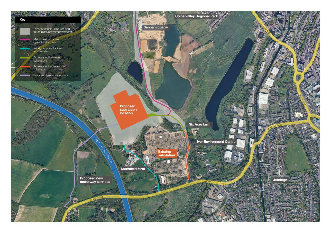 Uxbridge Moor Project Map