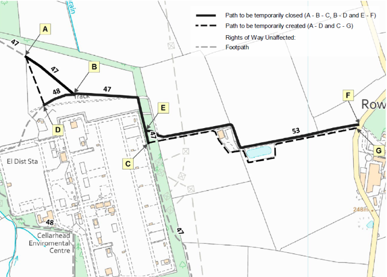 public right of way map