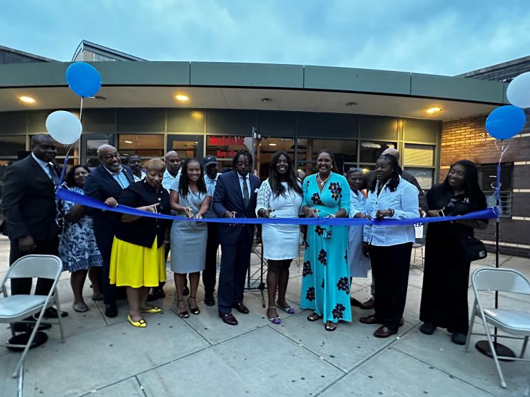 Ribbon Cutting for New Computer Lab