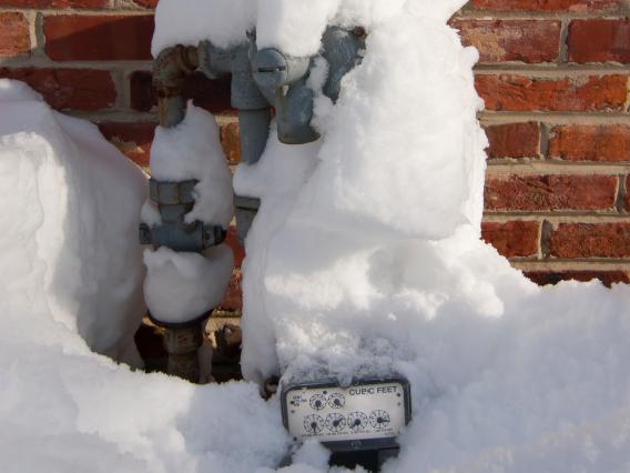Snow on meter