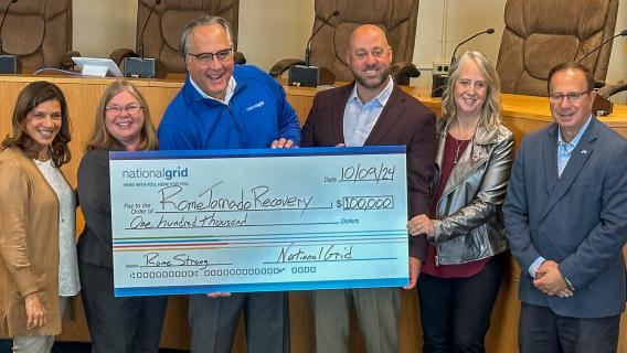 A Team of People Standing