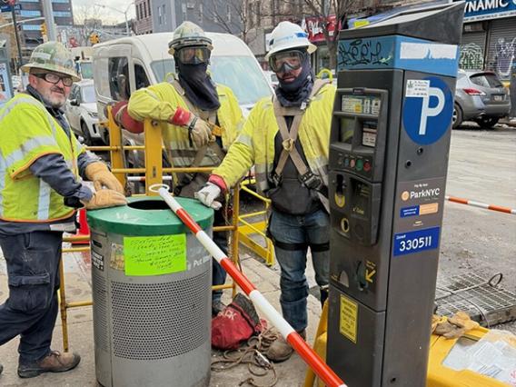 Underground crews in Brooklyn