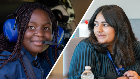 International Day of the Girl: Precious and Leela doing a Girls Takeover at National Grid